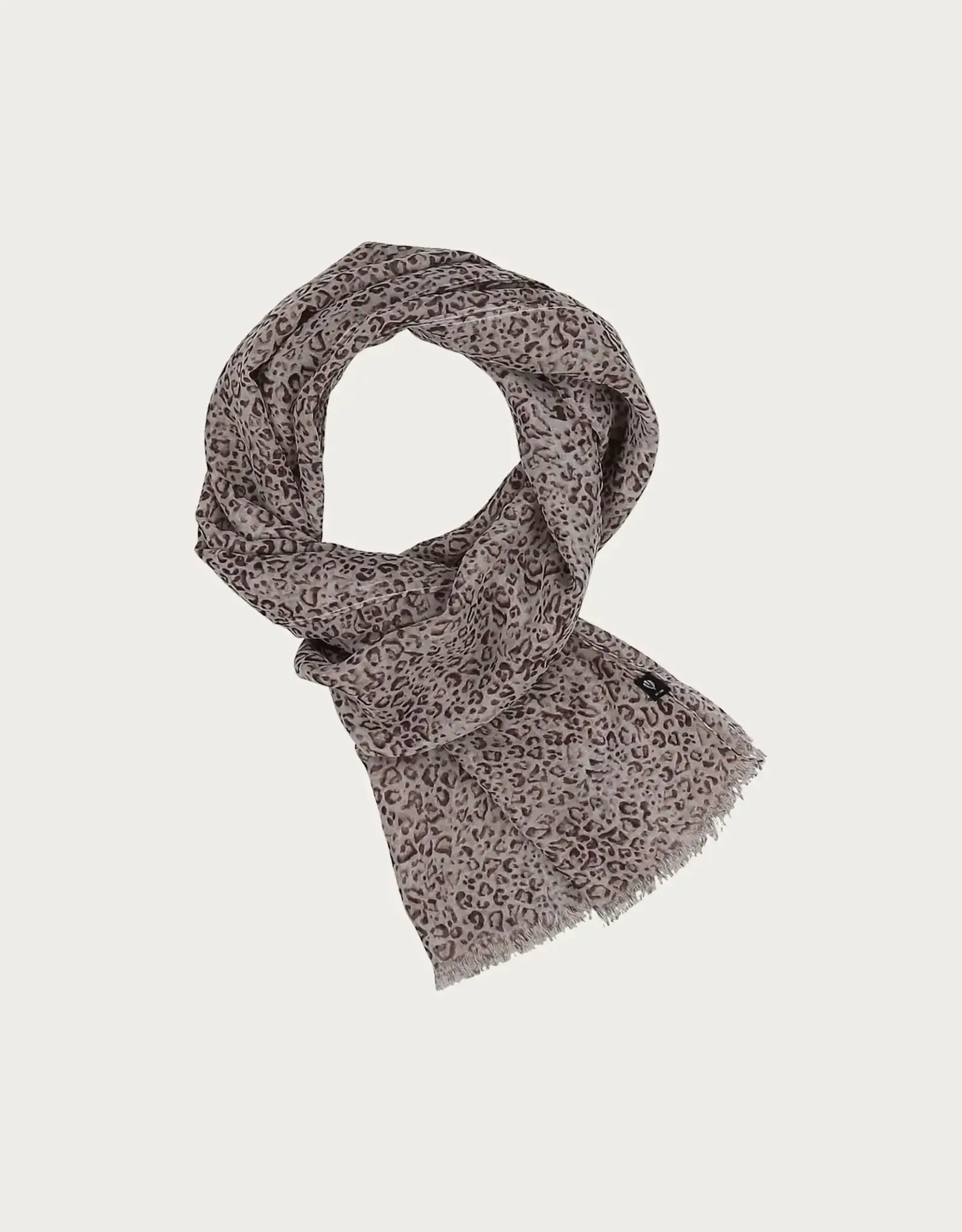 Fraas Foulard léger animal- Noir & Blanc