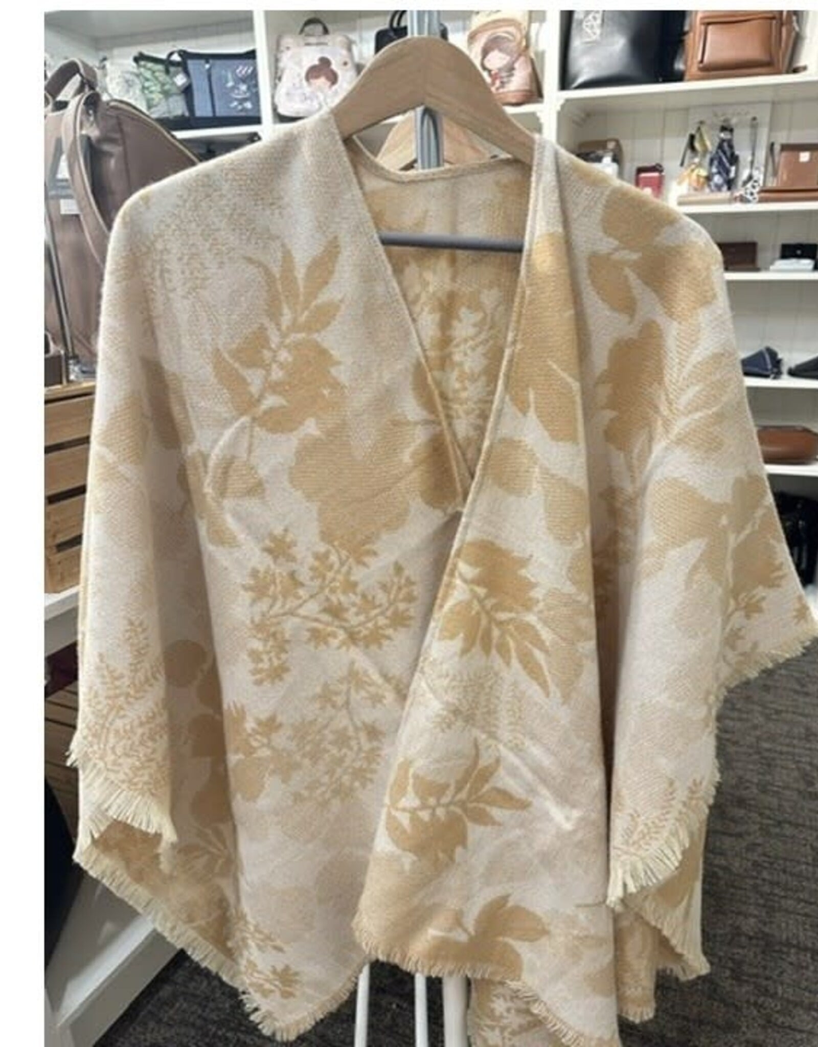 Fraas Châle - Fleuri -Beige