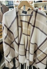 Fraas Châle plaid - Crème & Bourg