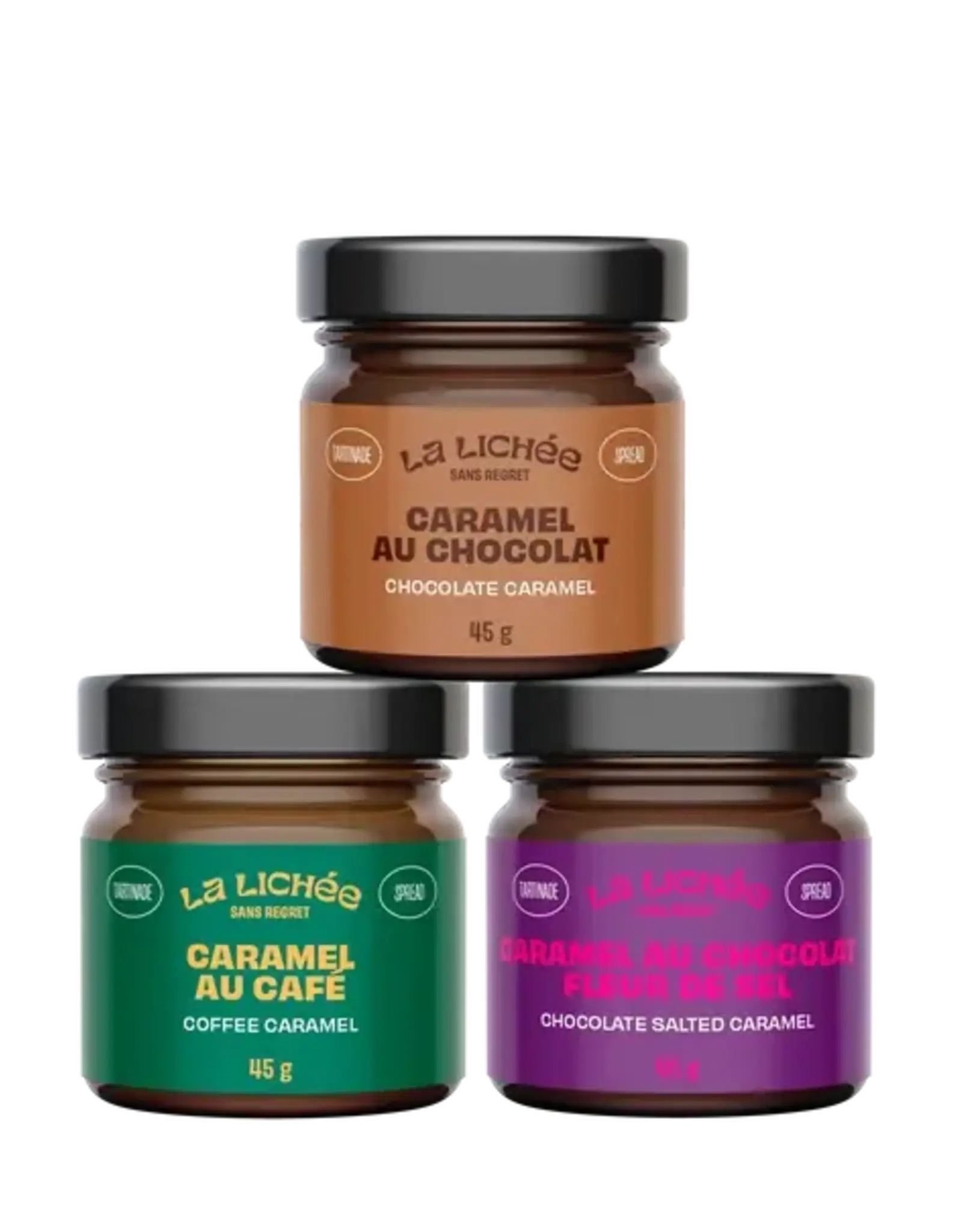 Trio mini caramels - Foncé