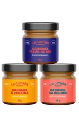 Trio mini caramels - Pâle