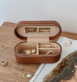 Louenhide Étui bijoux Ovale Charlee - Tan