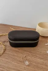 Louenhide Étui bijoux Ovale Charlee - Noir