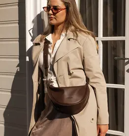 Louenhide Sylvia moon bag - Chocolat