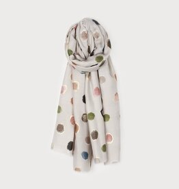 Caracol Foulard #6221 - Ronds multi Gris