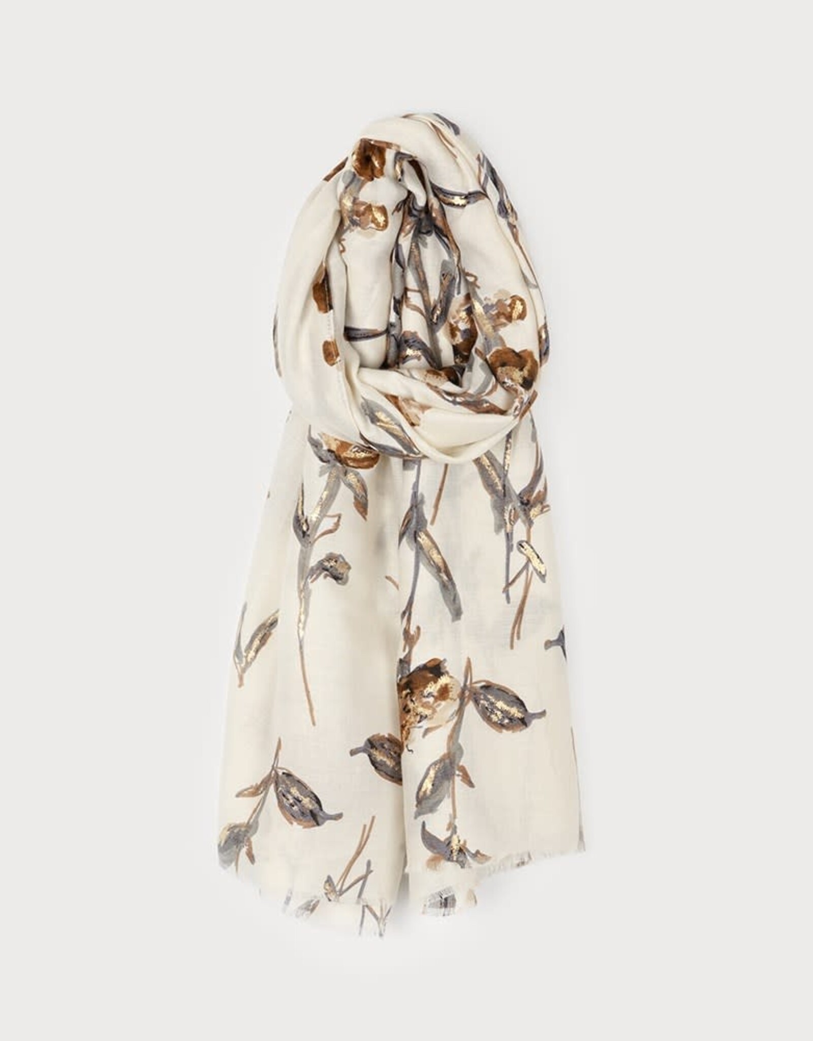Caracol Foulard #6250 - Fleur Ivoire