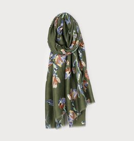 Caracol Foulard #6250 - Fleur Kaki
