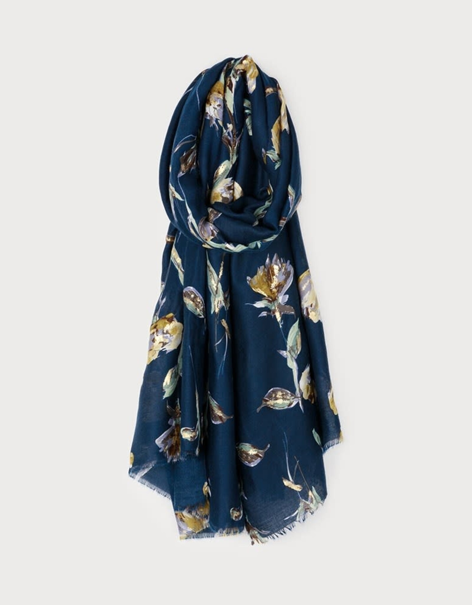 Caracol Foulard #6250 - Fleur Marine