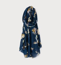 Caracol Foulard #6250 - Fleur Marine