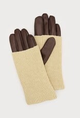 Caracol Gant chauffe-poignet  - Cuir Chocolat