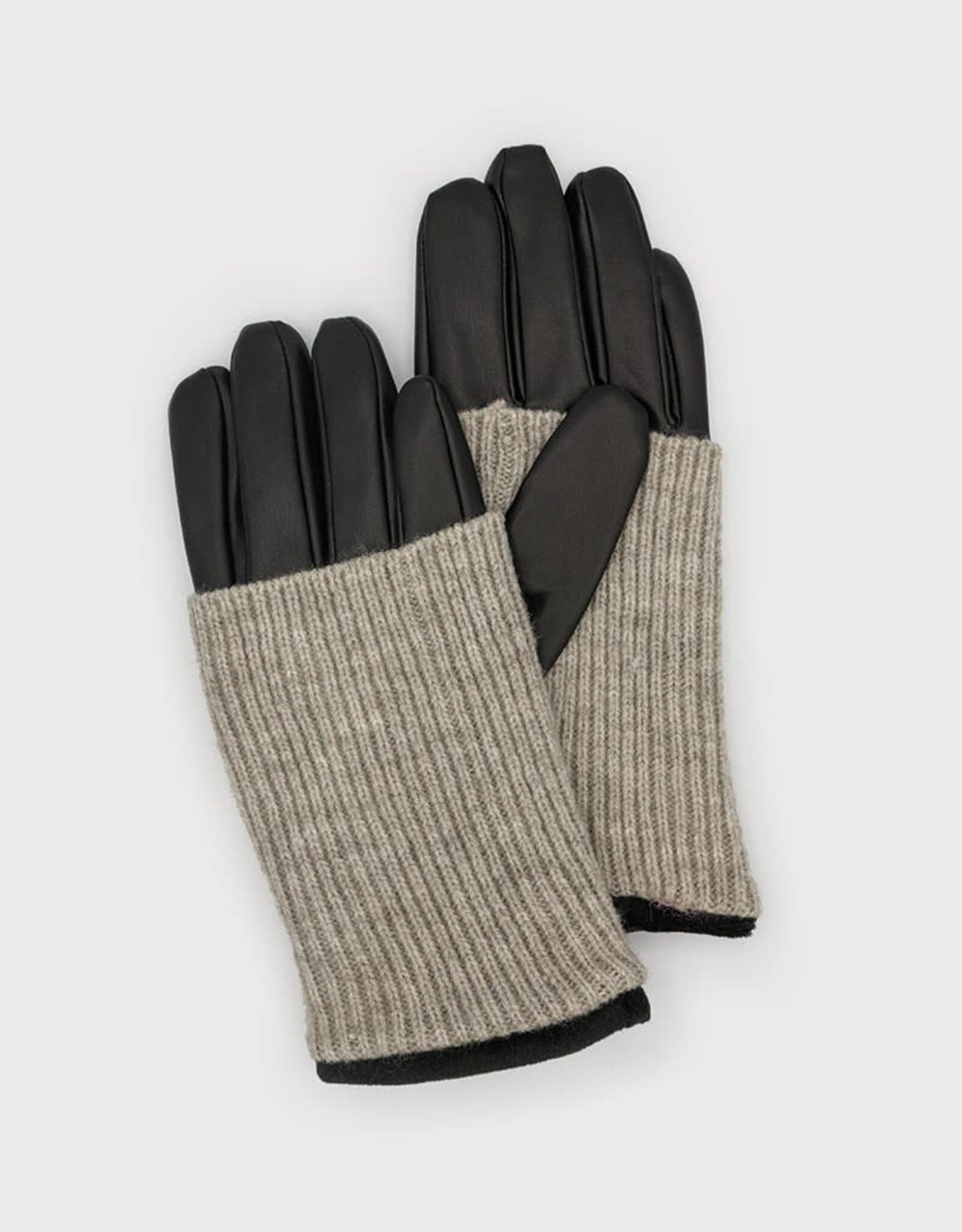Caracol Gant chauffe-poignet  - Cuir Gris