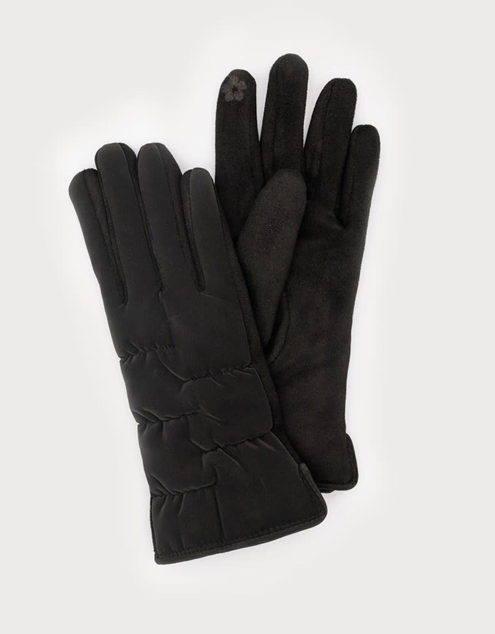 Caracol Gant matelassé mat - Noir
