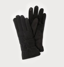 Caracol Gant matelassé mat - Noir