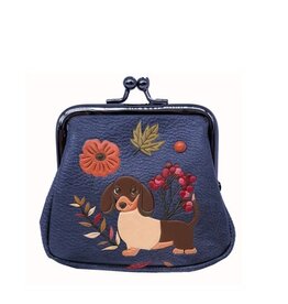 ESPE Porte-monnaie Teckel Heidi - Bleu