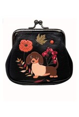 ESPE Porte-monnaie Teckel Heidi - Noir