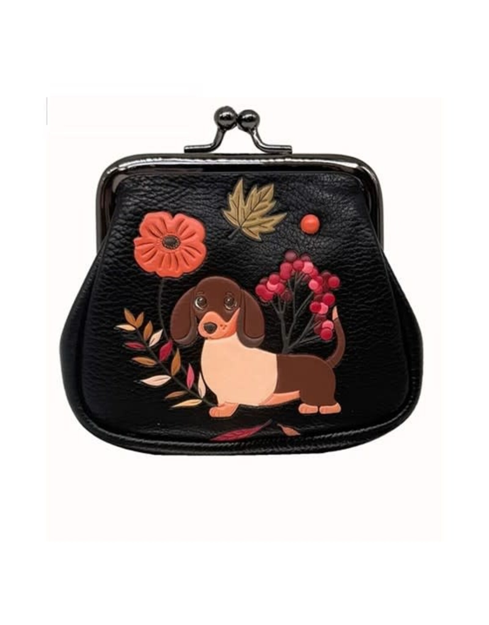 ESPE Porte-monnaie Teckel Heidi - Noir