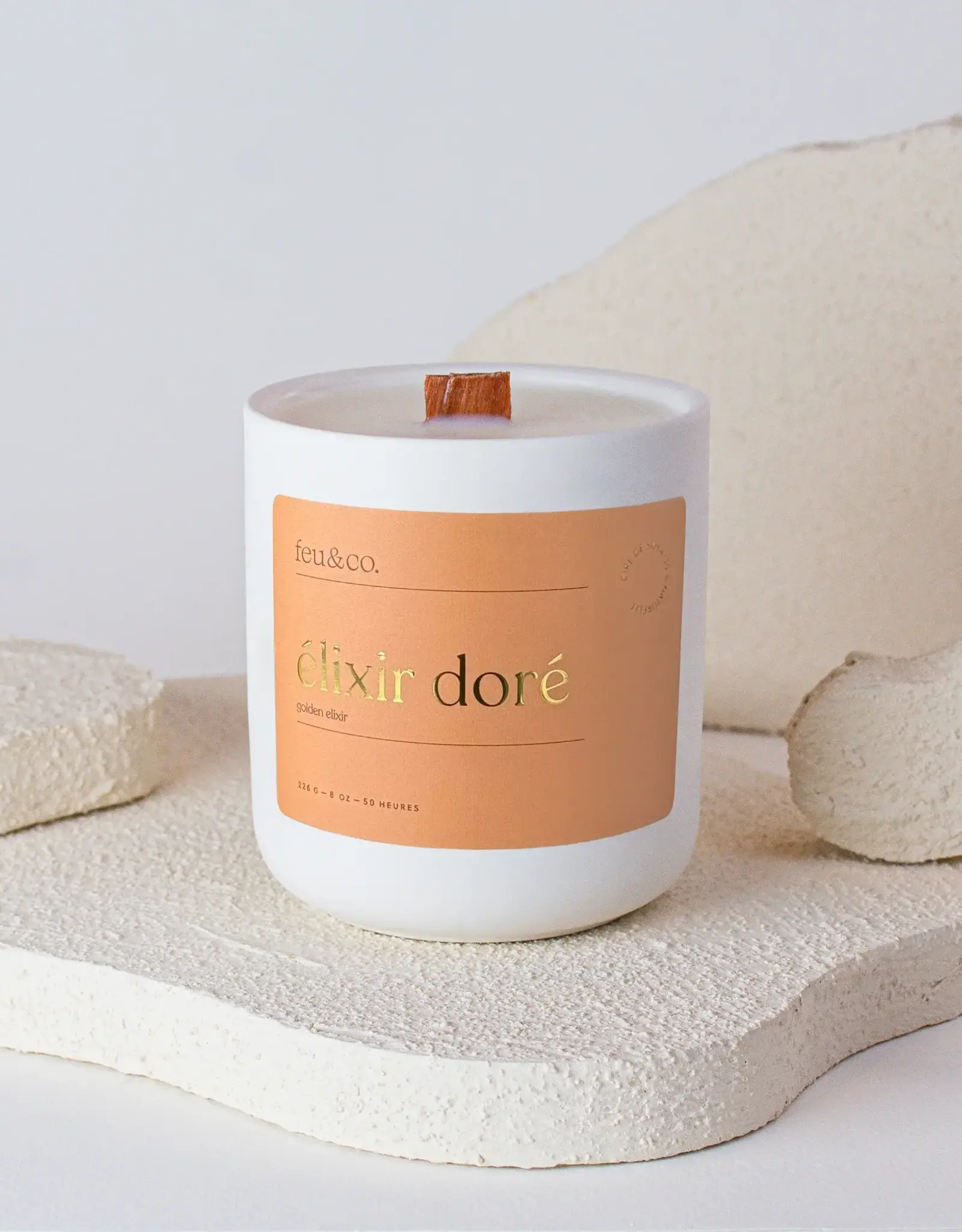 Feu & Co Bougie - Elixir doré