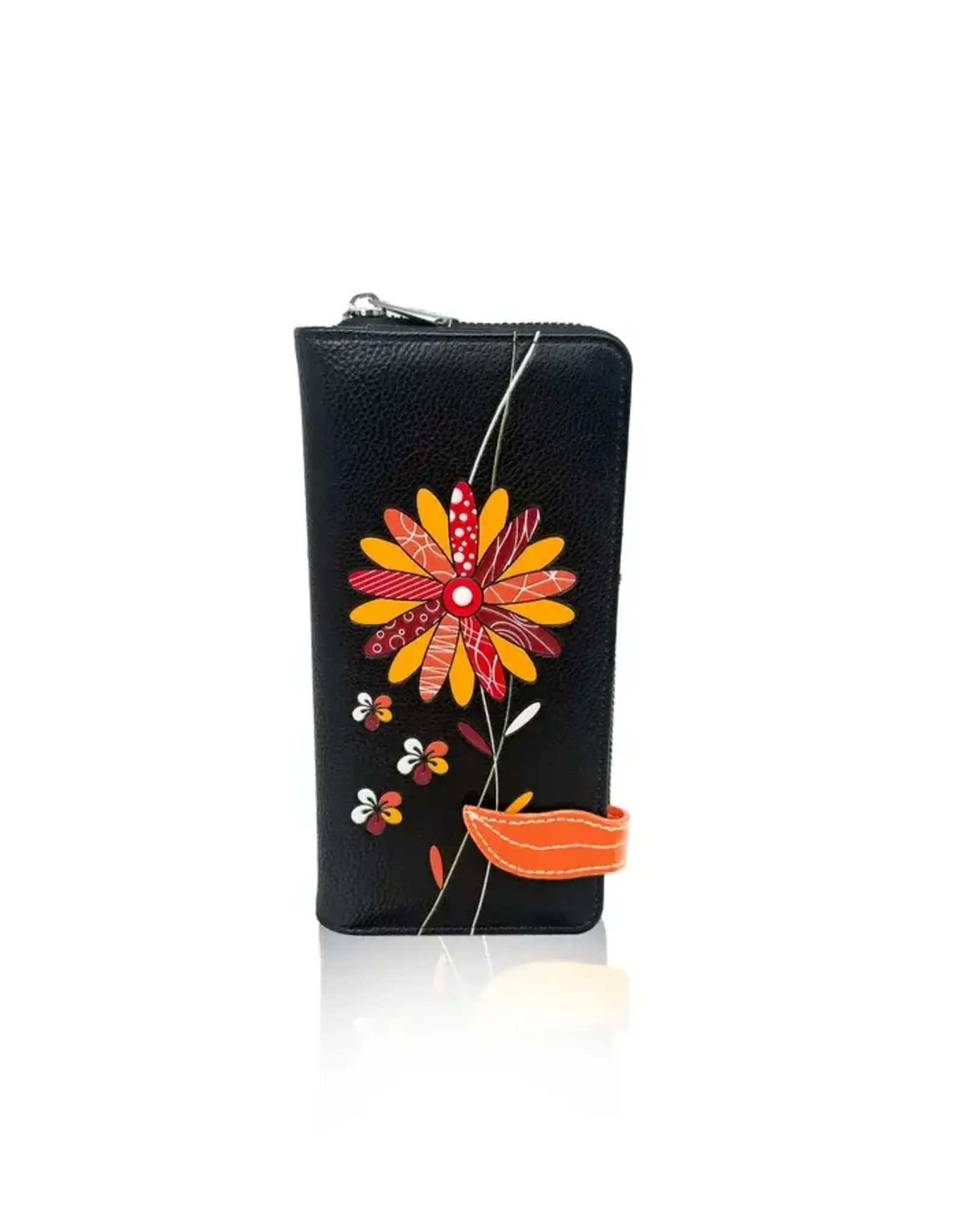 ESPE Portefeuille clutch Tournesol Lanta - Noir