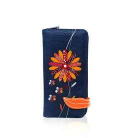 ESPE Portefeuille clutch Tournesol Lanta - Bleu