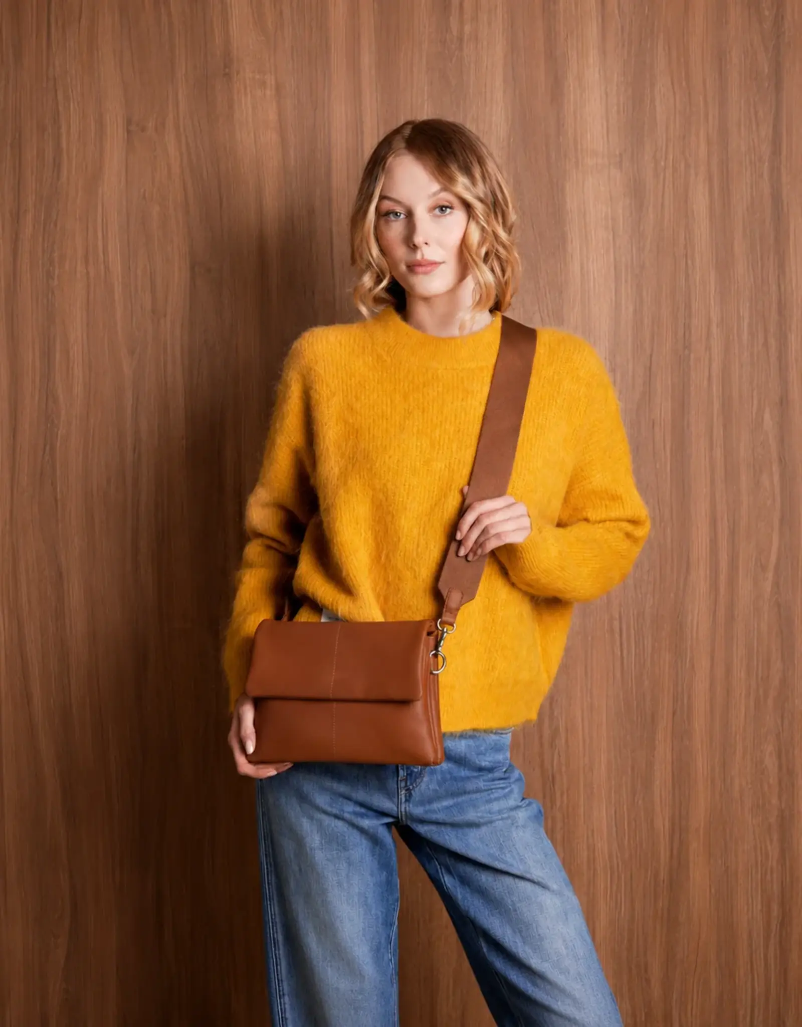 Lambert Lexi crossbody - Tan