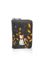 ESPE Petit Portefeuille Chat moonlight zip - Gris
