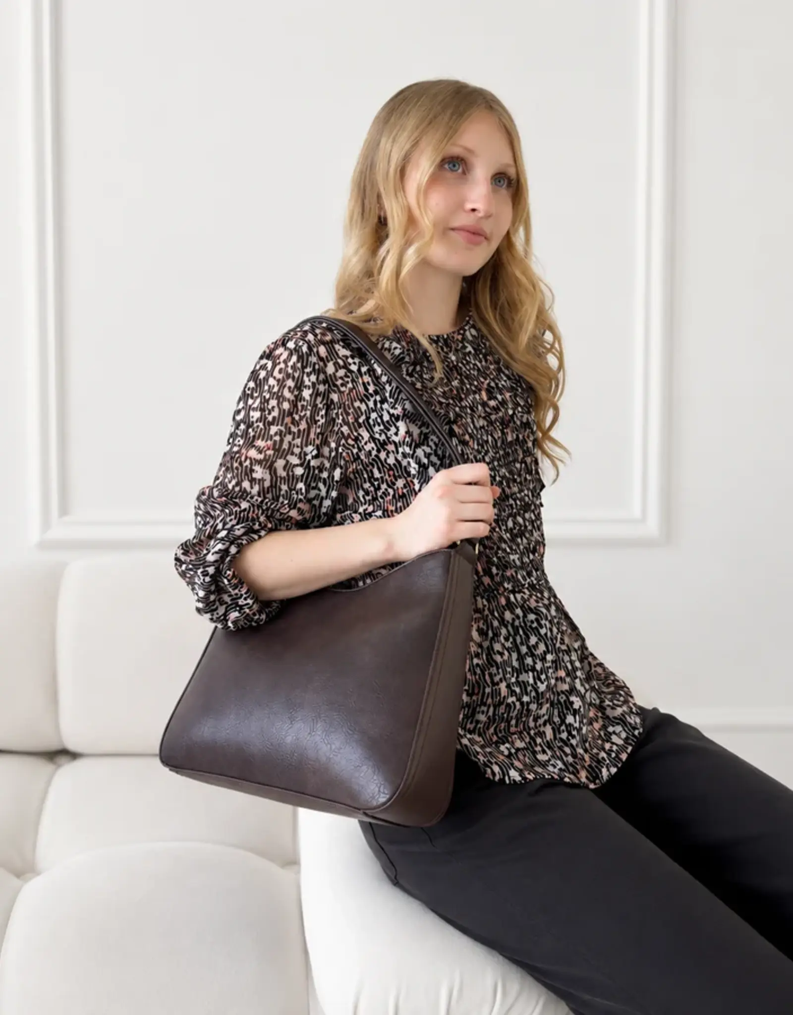 Lambert Sutton  crossbody - Brun
