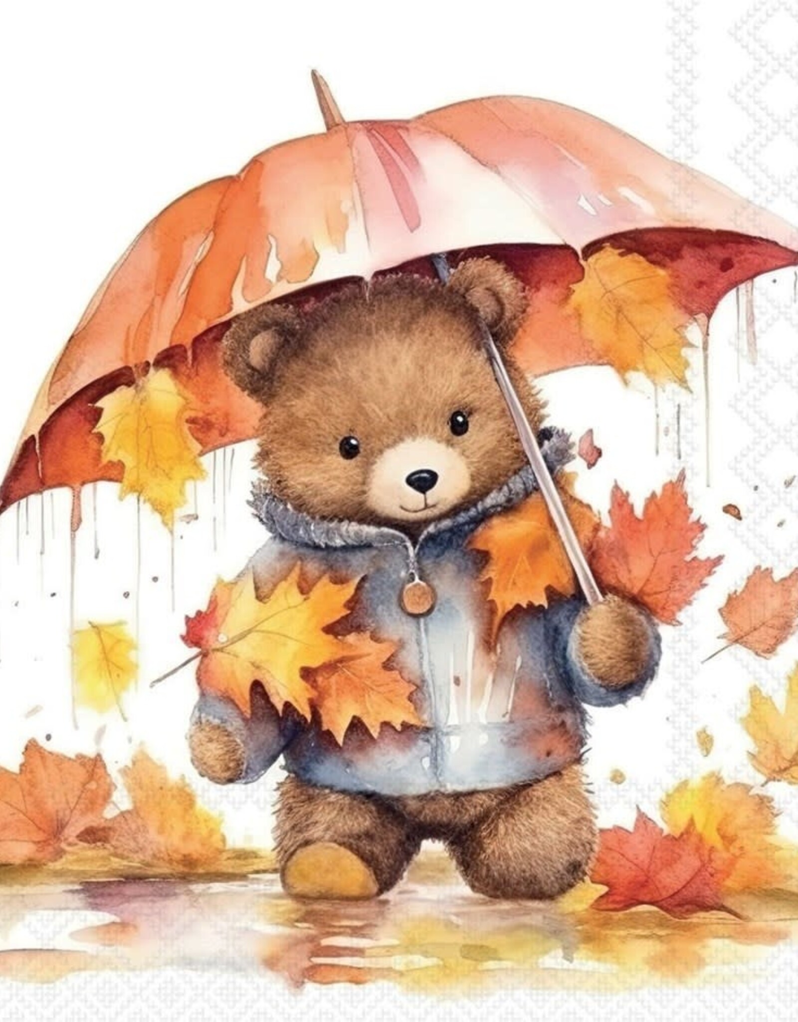 Serv. Table Ourson + Parapluie
