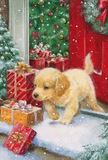 Serv. Table Puppy X-Mas