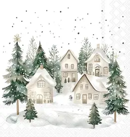 Serv. Table Snowy houses