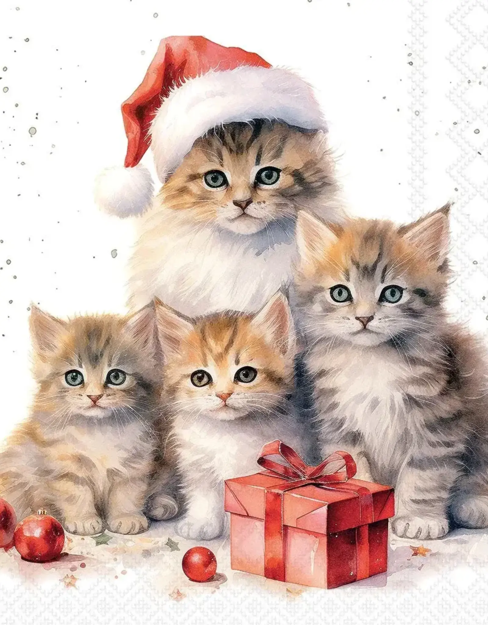 Serv. Table Meaowy Christmas