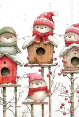 Serv. Table - Birdhouses Quartet