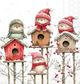 Serv. Table - Birdhouses Quartet