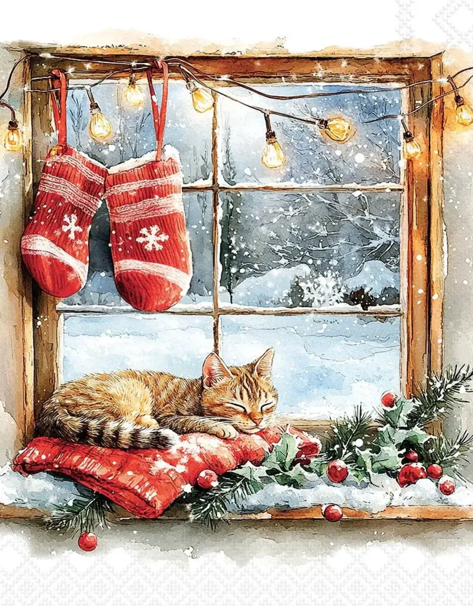 Serv. Table - Winter window