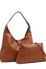 Sac réversible Charlene - Camel -Vert