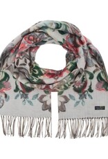 V. FRAAS Foulard Romantique design - zen bleu