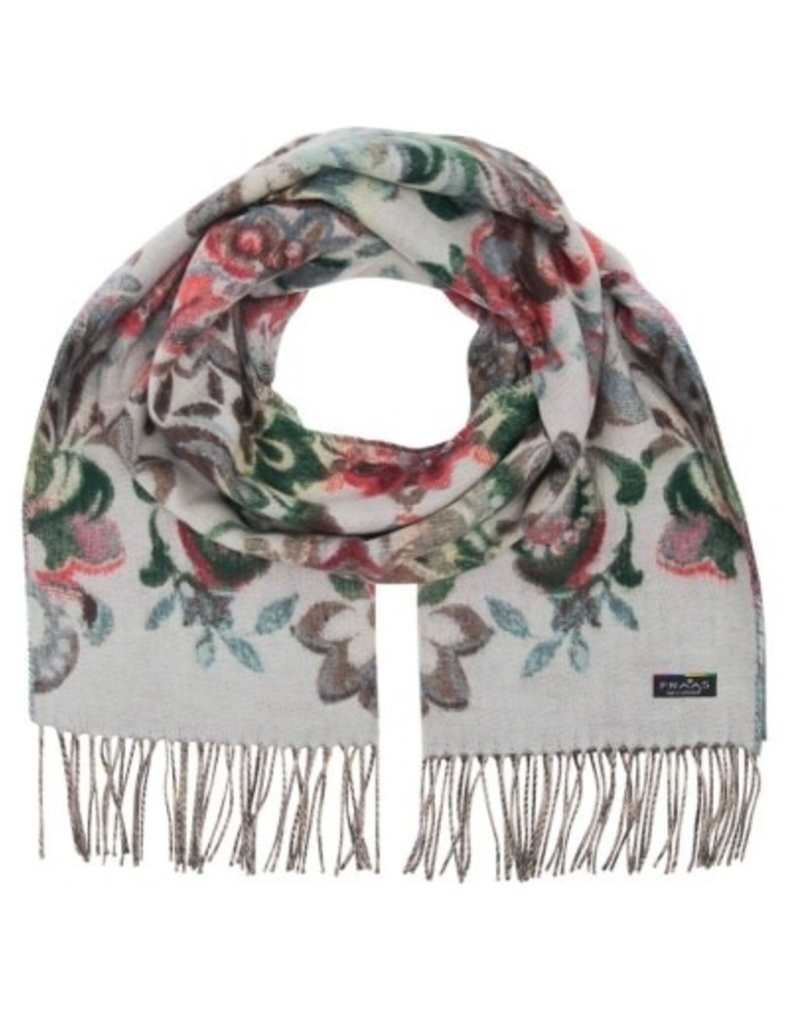 V. FRAAS Foulard Romantique design - zen bleu