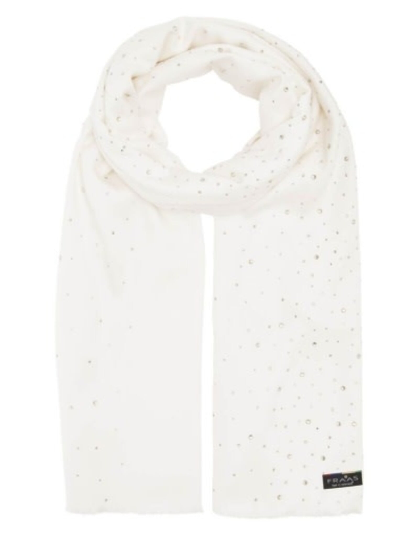 V. FRAAS Foulard ivoire & brillant