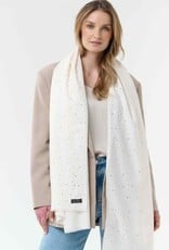 V. FRAAS Foulard ivoire & brillant
