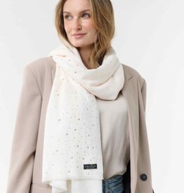 V. FRAAS Foulard ivoire & brillant