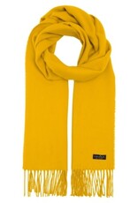 V. FRAAS Foulard cashmink uni - Jaune miel