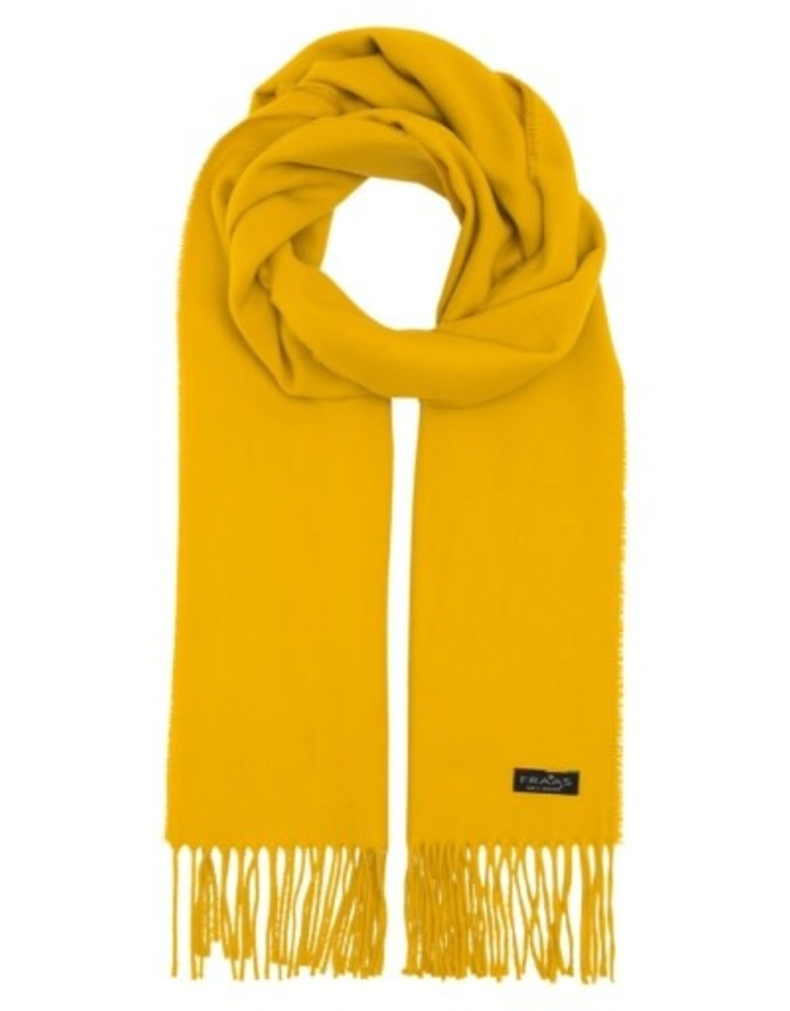 V. FRAAS Foulard cashmink uni - Jaune miel