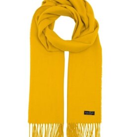 V. FRAAS Foulard cashmink uni - Jaune miel