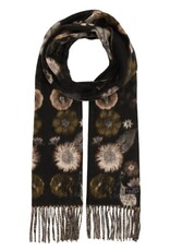 V. FRAAS Foulard Fleuri #266 - Noir