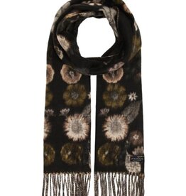 V. FRAAS Foulard Fleuri #266 - Noir