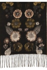 V. FRAAS Foulard Fleuri #266 - Noir