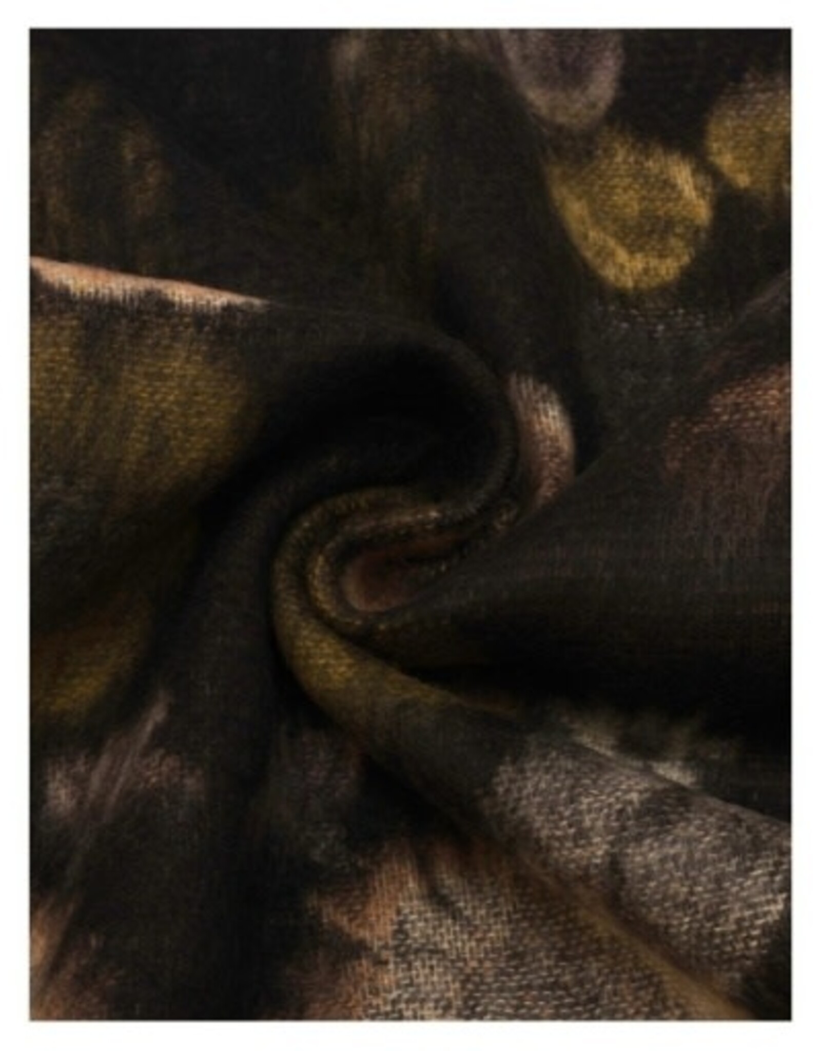 V. FRAAS Foulard Fleuri #266 - Noir