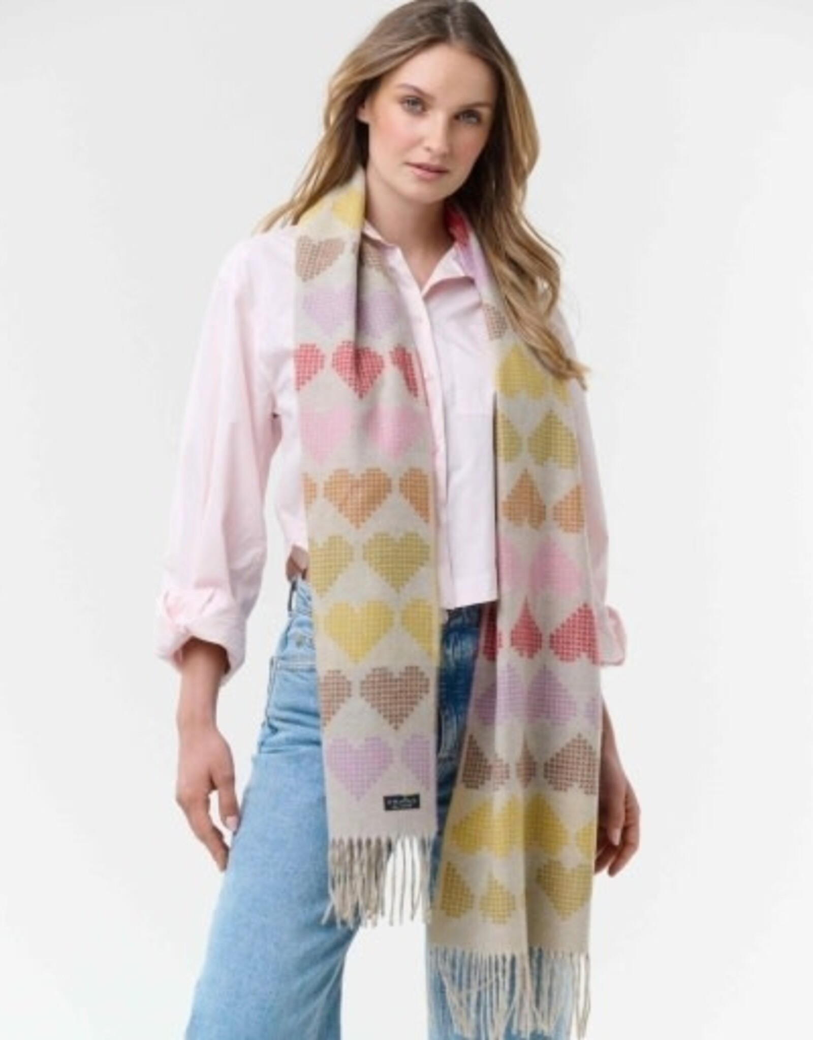 V. FRAAS Foulard coeur - Multi