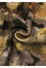V. FRAAS Foulard fleuri coloré - Noir