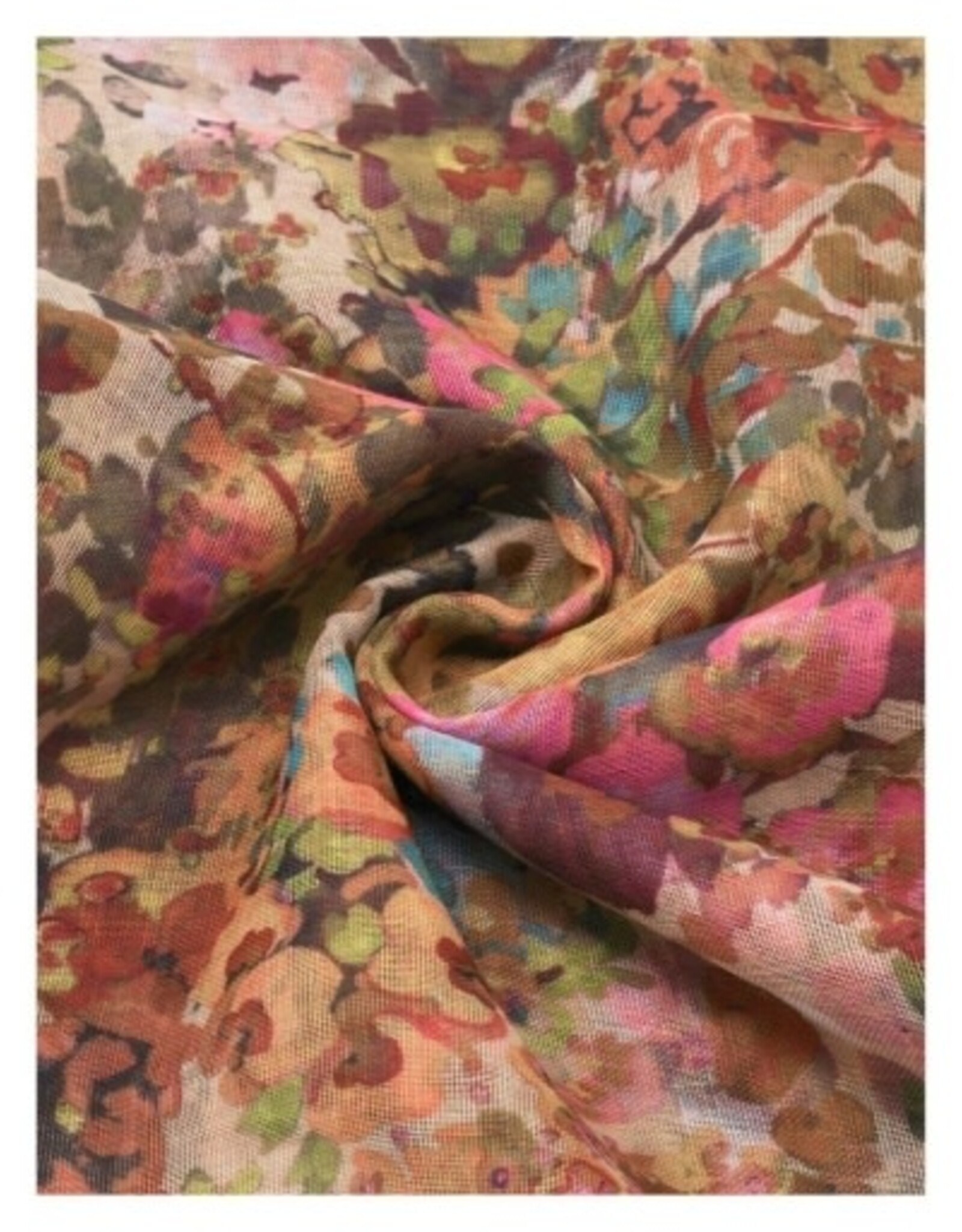 V. FRAAS Foulard léger Mille fleurs  -  Multi