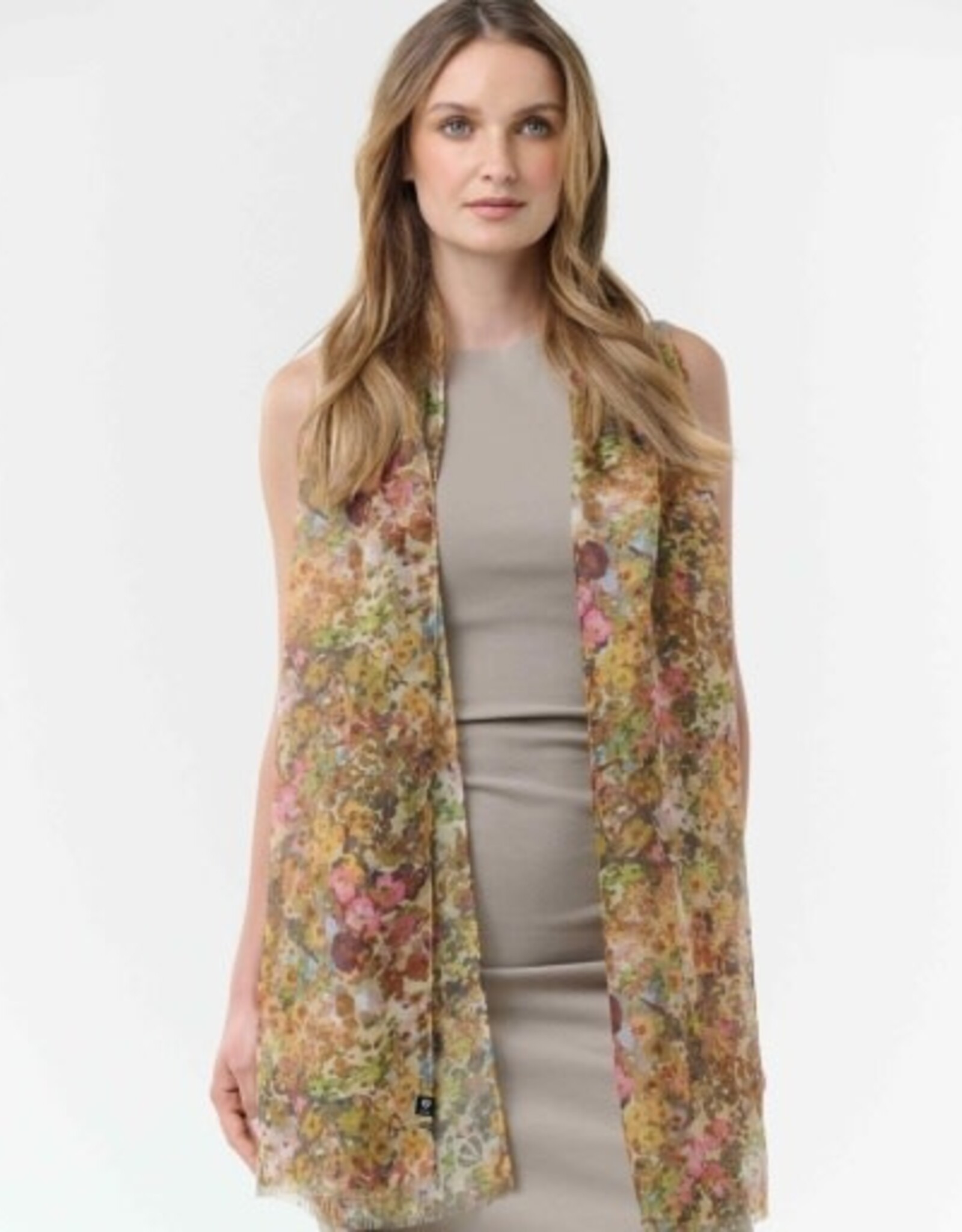 V. FRAAS Foulard léger Mille fleurs  -  Multi
